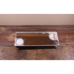 Antique Visor Mirror for Car Vehicle Truck with Mobilgas Advertising, clips on